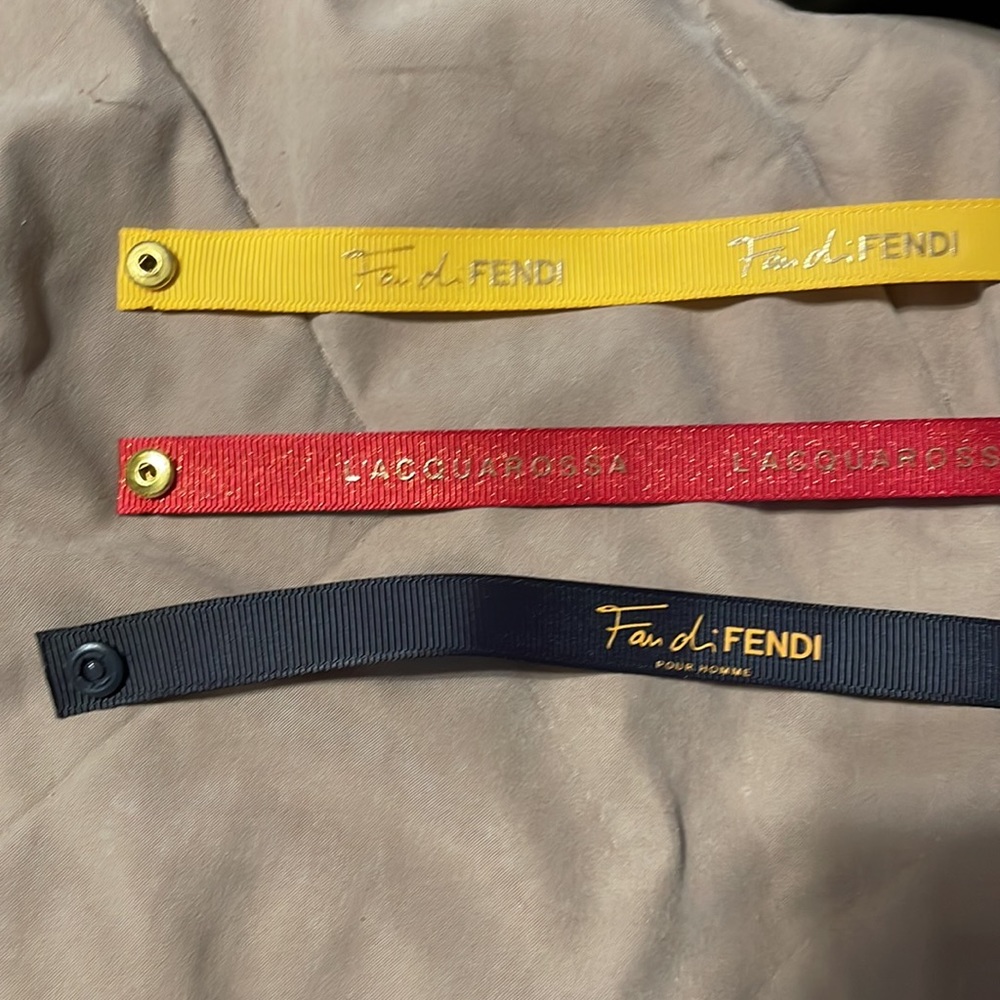 Authentic Fendi watch box and wrap bracelets - Picture 4 of 14
